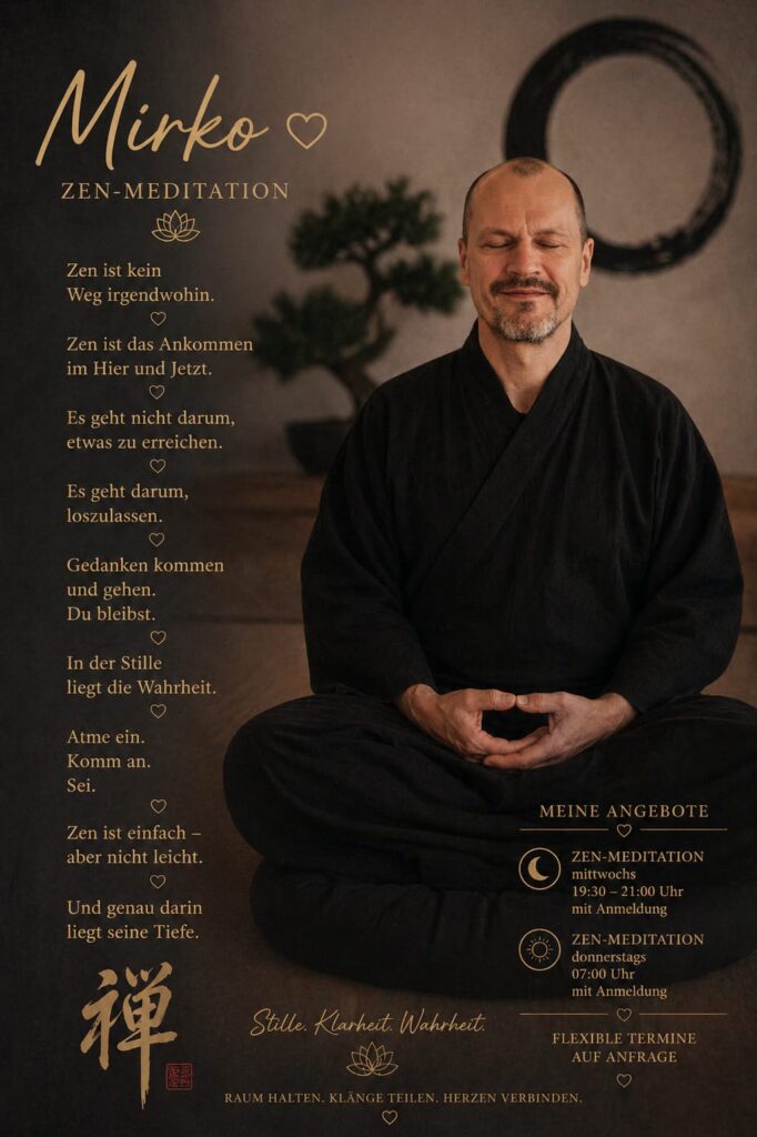 Mirko – Zen-Meditation im Yoga Zentrum Zwickau